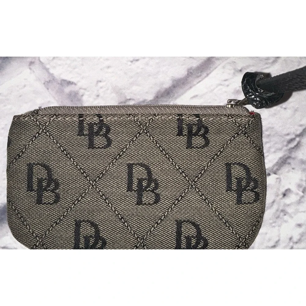 VNTG‎ DOONEY & BOURKE Hobo Shoulder Bag Monogram Leather Strap & Coin Purse